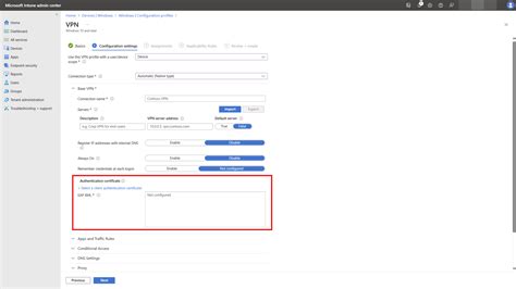 smart card vpn authentication|intune vpn authentication.